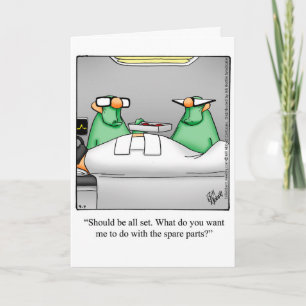 Funny Get Well Soon Greeting Card