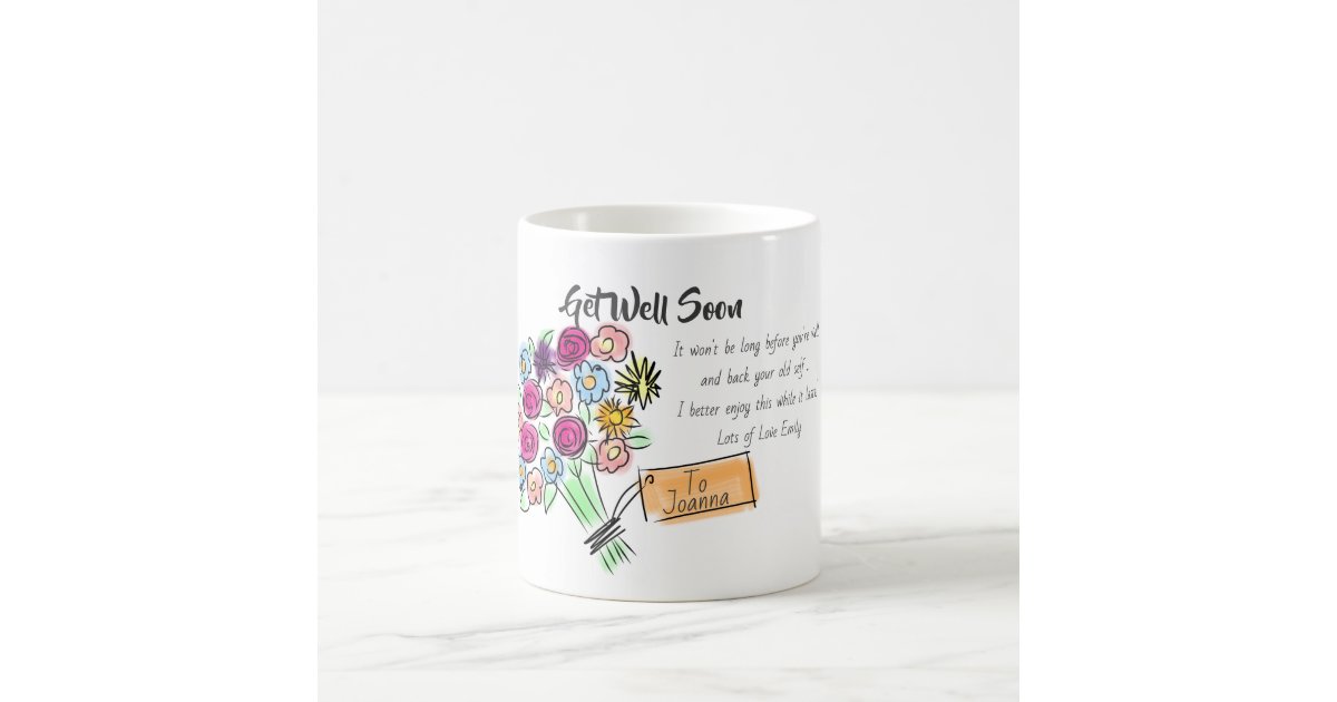 Funny Get Well Soon Jokes - Personalized Coffee Mug | Zazzle Funny Get Well Soon Jokes - Personalized Coffee Mug | Zazzle