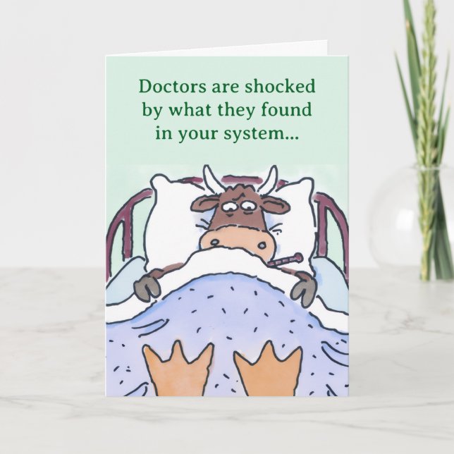 Funny get well wish  card (Front)