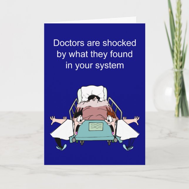 Funny get well wish card (Front)