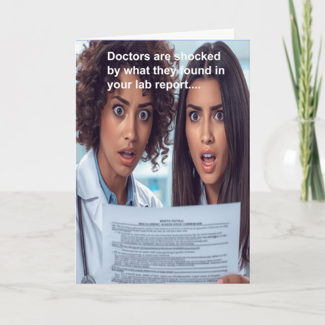 funny get well wish  card (Front)