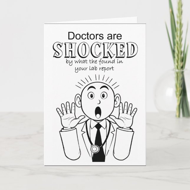 Funny get well wish for beer lover card (Front)