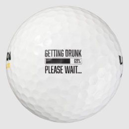 Funny Sayings Golf Balls | Zazzle