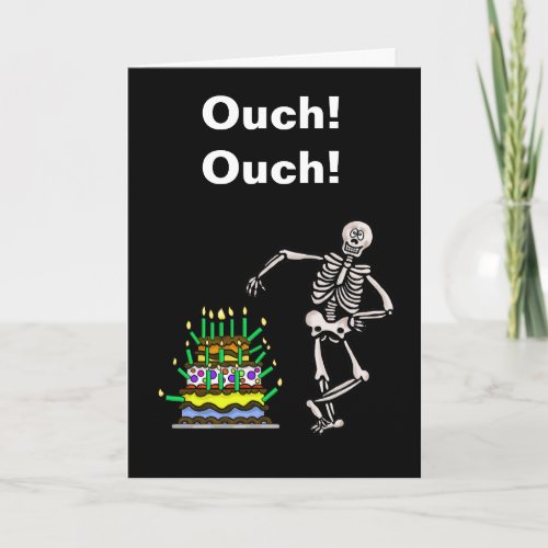 Funny Getting Old Birthday Card