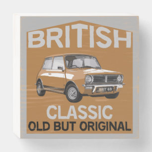 Funny Getting Old Classic Car Birthday Cars Wooden Box Sign