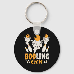 Funny Ghost Boo Booling Lover Lazy Halloween Costu Keychain