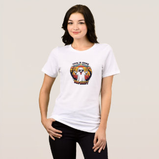 Funny Ghost “Boo Sheet” Halloween Tri-Blend Shirt