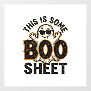 Funny Ghost Boo Sheet Vintage Halloween Shirt Desi Floor Decals
