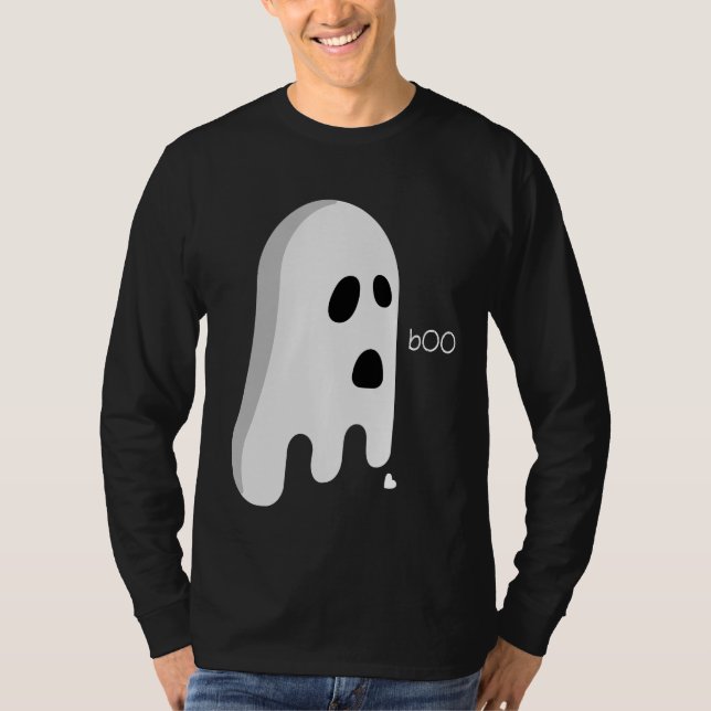 Funny ghost ,broken heart costume hallween T-Shirt (Front)