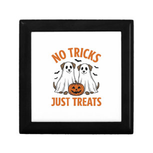 Funny Ghost Dog Halloween No Tricks Just Treats De Gift Box