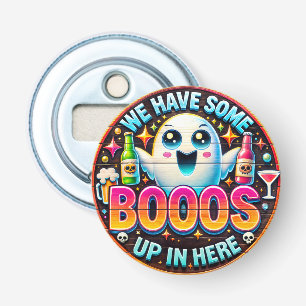 Funny Ghost Drinking Booos Halloween Party Favor Bottle Opener