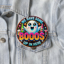 Funny Ghost Drinking Booos Halloween Party Favor