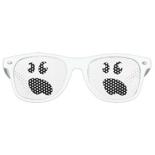 Funny ghost face Halloween costume party shades