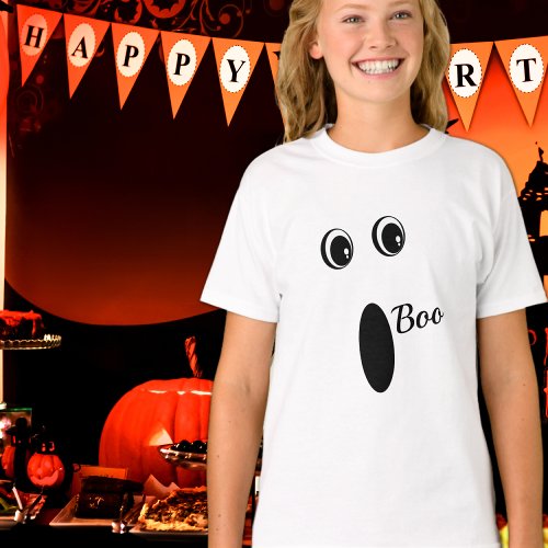 Funny Ghost Face halloween coustome T_Shirt