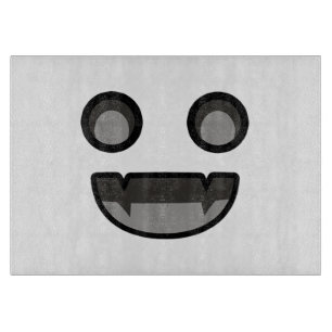 Funny Ghost Face Halloween Vampire Scary Tee Cutting Board