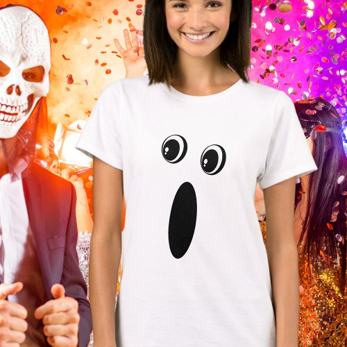 Funny Ghost Face  T_Shirt