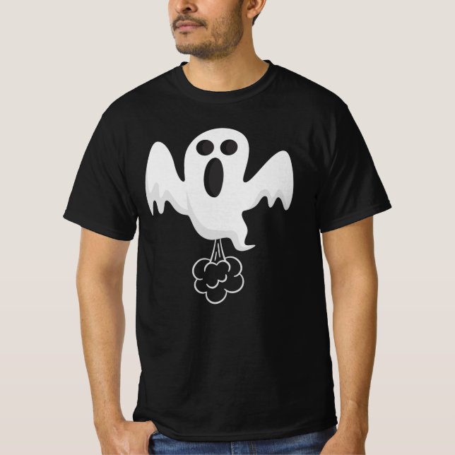Funny Ghost Farts T-Shirt (Front)