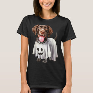 Funny Ghost German Shorthaired Pointer Dog Lover T-Shirt