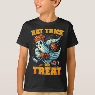 Funny Ghost Ice Hockey Player Halloween Costume Me T-Shirt