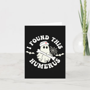 Funny Ghost Nurse Halloween Card