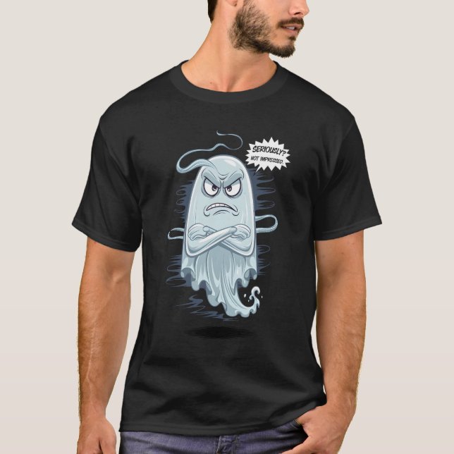 "Funny Ghost of Disapproval T-Shirt | Sarcastic  (Front)