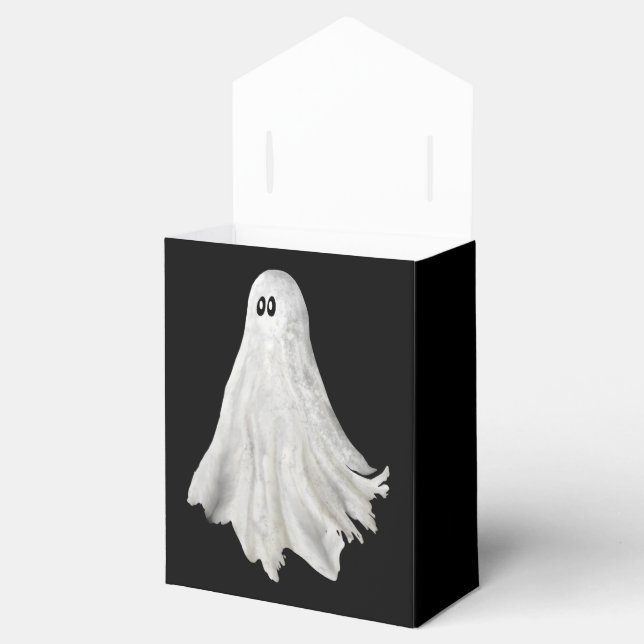 Funny Ghost Of Halloween Past Drawing Favor Boxes (Opened)