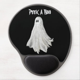 Funny Ghost Of Halloween Past Drawing Gel Mouse Pad