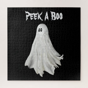 Funny Ghost Of Halloween Past Drawing Jigsaw Puzzle