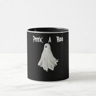 Funny Ghost Of Halloween Past Drawing Mug