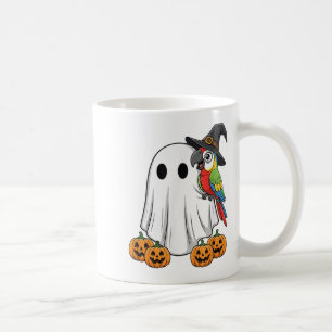 Funny Ghost Parrot Pumpkin Halloween Kids Mens Wom Coffee Mug