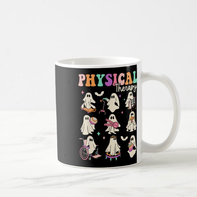 Funny Ghost Physical Therapy Pt Physical Therapist Coffee Mug (Right)