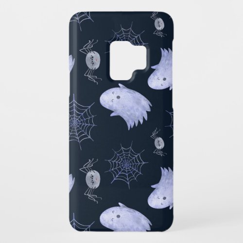 Funny Ghost Spider Halloween Pattern Case_Mate Samsung Galaxy S9 Case