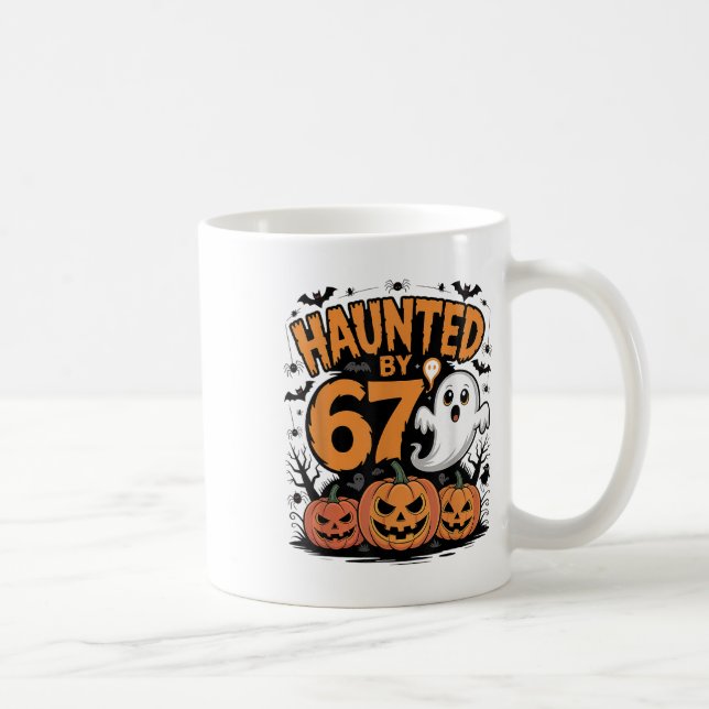 Funny Ghost T Pumpkin Halloween - Haunted  Coffee Mug (Right)