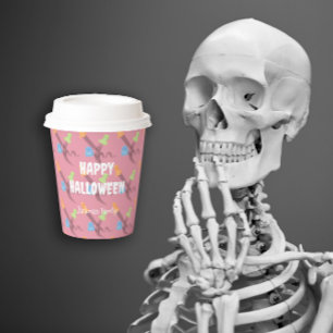 Funny ghosts for a funny Halloween Customizable Paper Cups