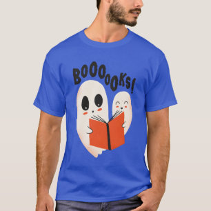 Funny ghosts reading books Boooo becomes booooks g T-Shirt