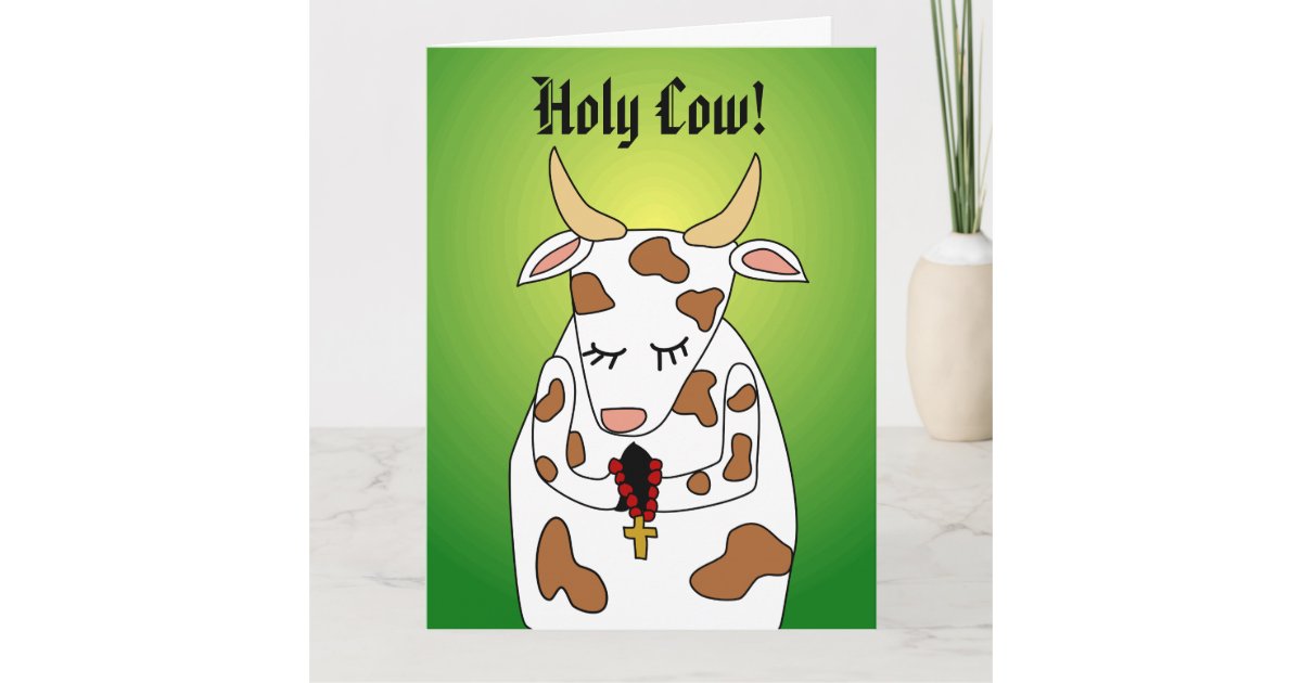 Holy Cow! - Birthday Card