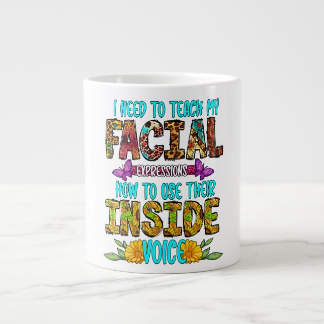 Funny Giant Coffee Mug (Front)