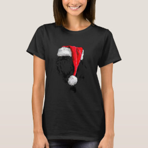 Funny Giant Schnauzer Santa Christmas dog mom T-Shirt