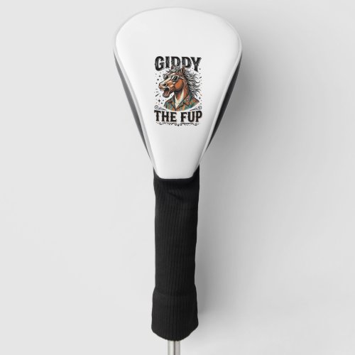 Funny Giddy The Fup Horse Vintage Engraving Shirt_ Golf Head Cover