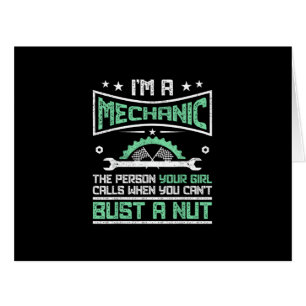Funny Gift 4 Mechanics Adult Humour Gift Cards