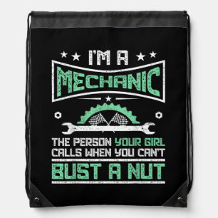 Funny Gift 4 Mechanics Adult Humour Gift Drawstring Bag