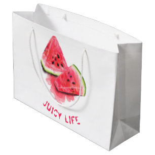 Funny Gift Bag with Sweet Juicy Watermelons