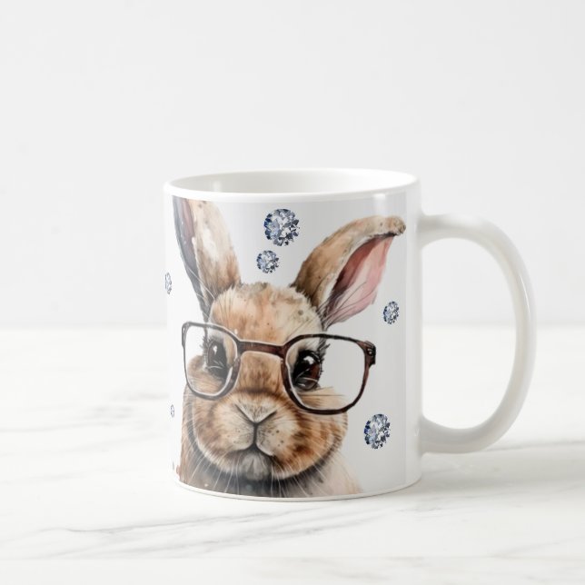 Funny Gift , Bunnie ,Coffee ,Friend Gift Coffee Mug (Right)