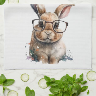 Funny Gift , Bunnie ,Coffee ,Friend Gift Kitchen Towel