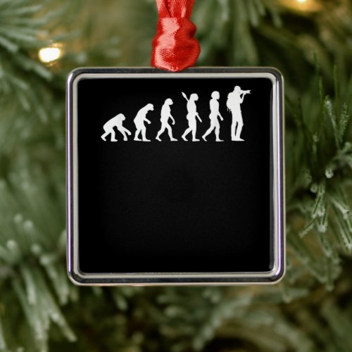 Funny Gift Camera Taking Picture Photographer Metal Ornament