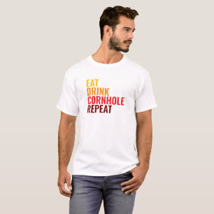 Funny Gift Cornhole Lover Color Gradient T-Shirt