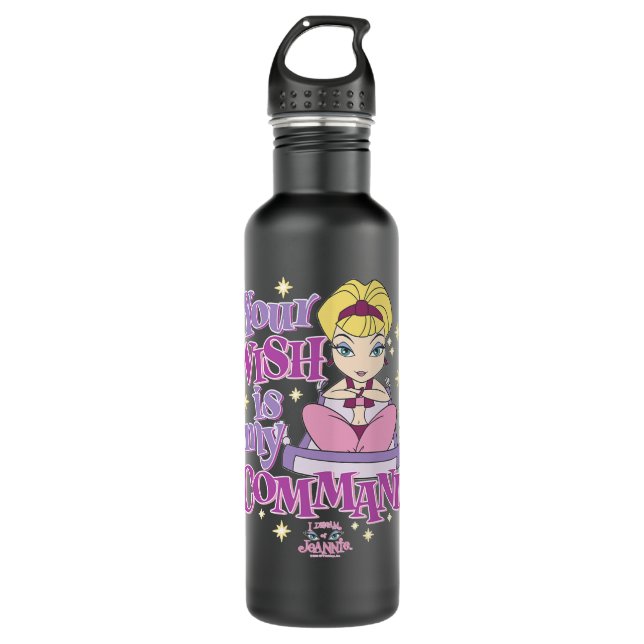 Funny Gift Fantasy I Dream Sitcom Of Jeannie Drama Stainless Steel Water Bottle (Front)