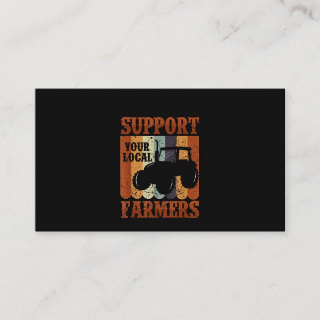 Funny Gift Farmer Chicken Farm Goat Farming Gift Business Card (Front)
