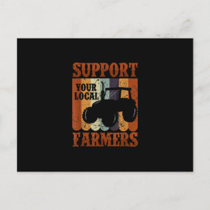 Funny Gift Farmer Chicken Farm Goat Farming Gift Holiday Postcard