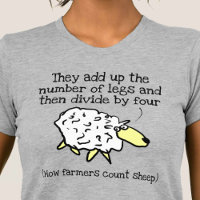 Funny Gift for a Sheep Farmer - Sheep Design T-Shirt